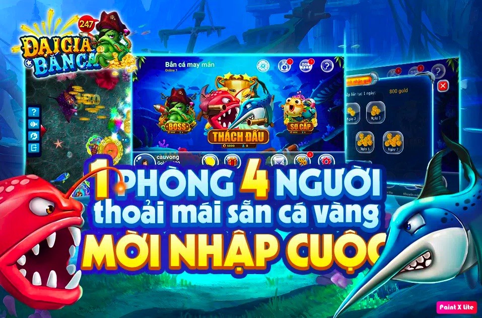 Bắn cá đại gia nổi bật nhờ vào tên đặc biệt