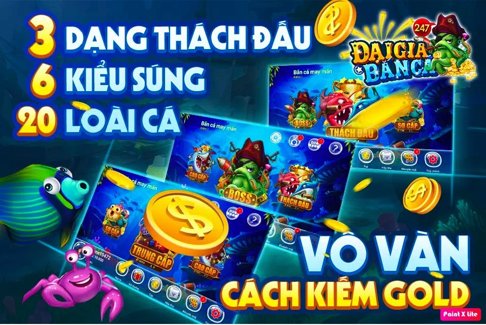 Đại dương sống động chân thực tại bắn cá đại gia