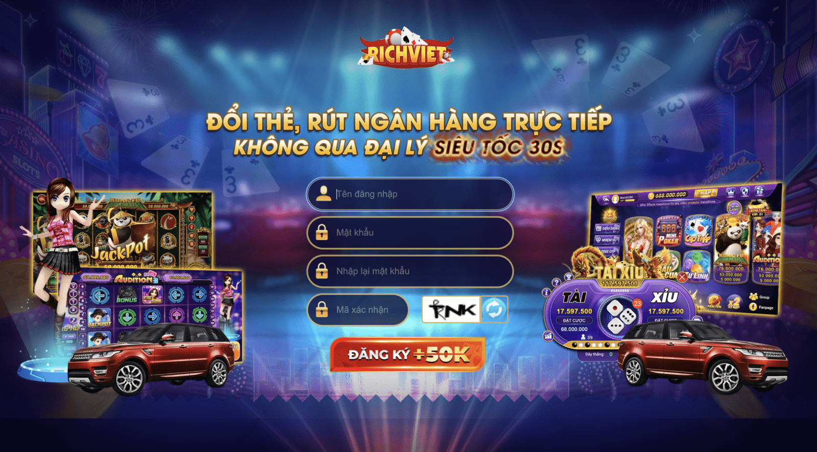 RichViet Club đây là sân chơi cá cược online