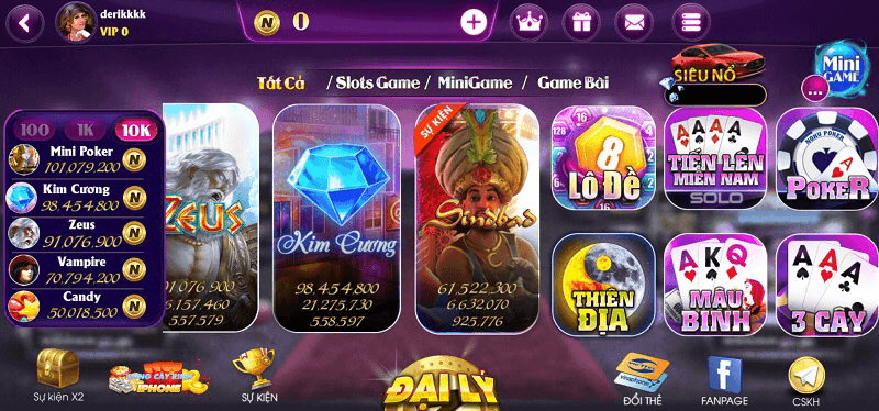 Đa dạng game slot đỉnh cao tại son