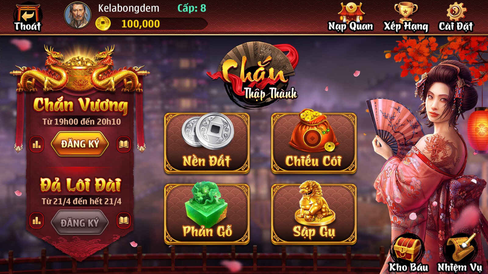 Thapthanh sam loc là cổng game có tuổi đời khá lâu