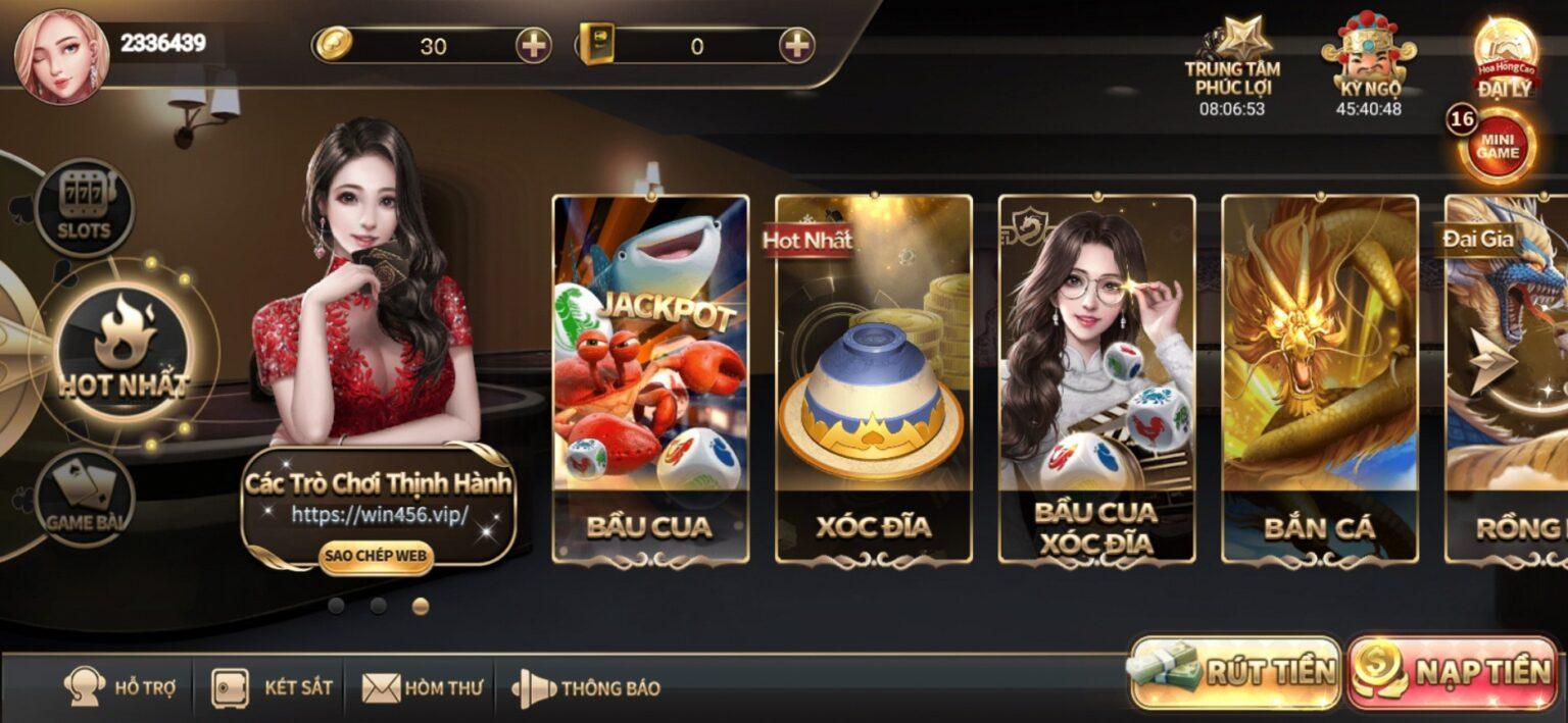 Kho trò chơi tại win456