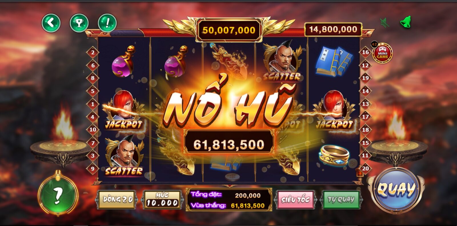 Huno vip có đa dạng thể loại game