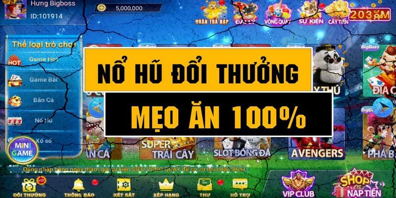 Quay hũ trực tuyến ăn tiền thưởng siêu hời