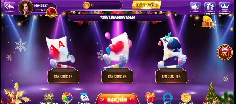 Đa dạng bàn cược phù hợp với nhu cầu game thủ