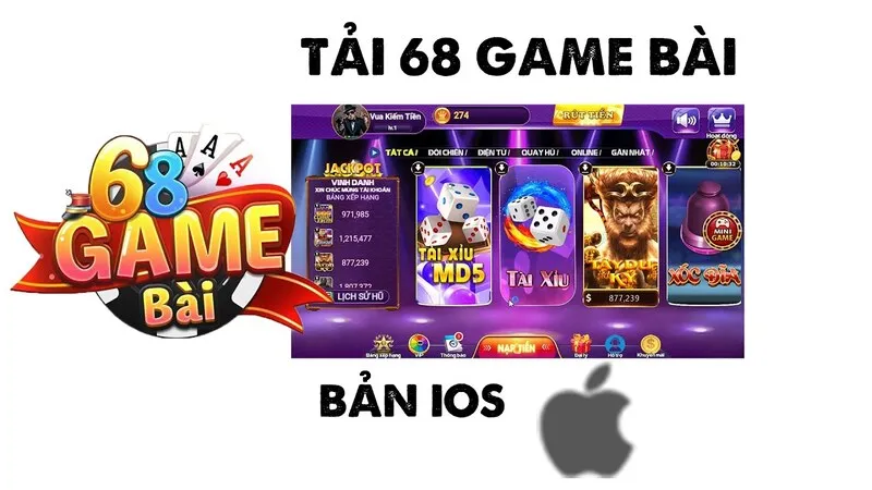 Hướng dẫn tải 68 game bài cho ios