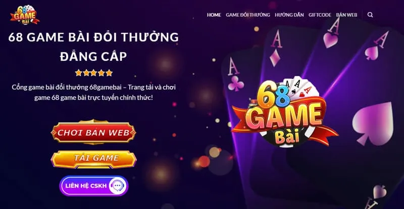 Hướng dẫn tải 68 game bài trên máy tính