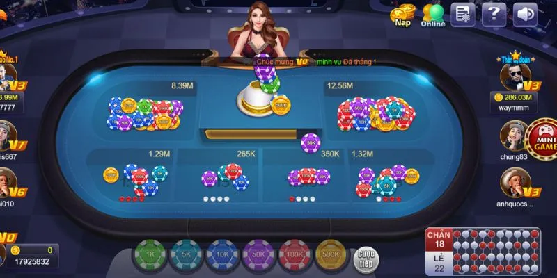 Click vào xóc đĩa để tham gia phòng cược của 68 game bài