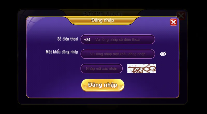 Đăng nhập tài khoản tại 68 game bài để chơi game