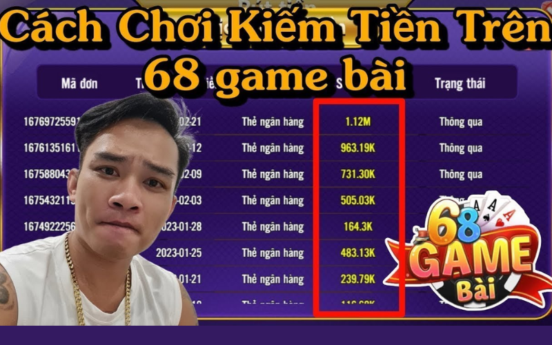 Idol Tiến Bịp chia sẻ về game hay ở 68 game bài