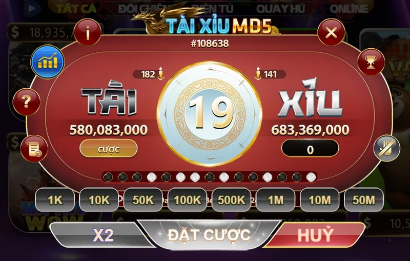 Tài xỉu mini md5 là tựa game giải trí làm giàu độc đáo của 68 game bài