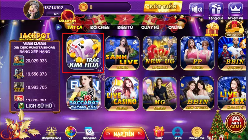 Trác kim hoa 68 game bài trò chơi vô cùng hấp dẫn